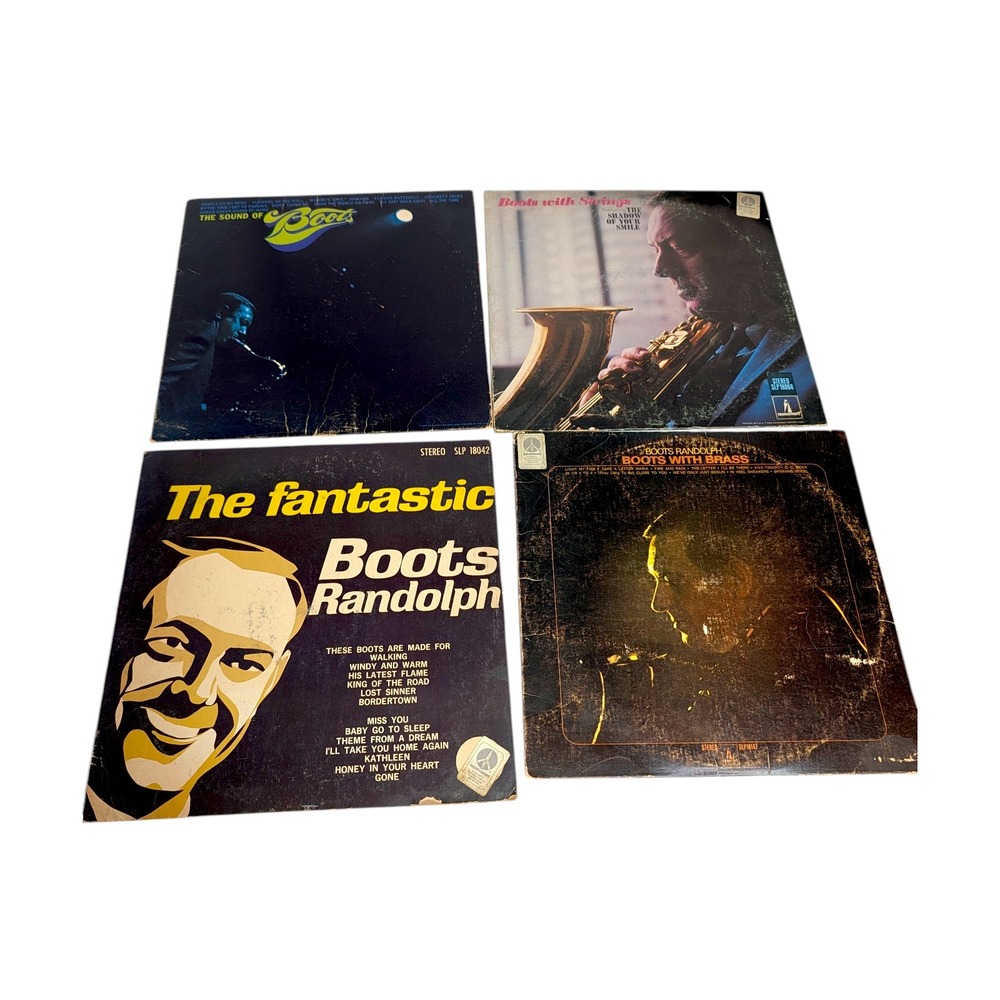 Lot of 4 Boots Randolph Vinyl LP Records Monument Records Jazz Saxophone Vintage